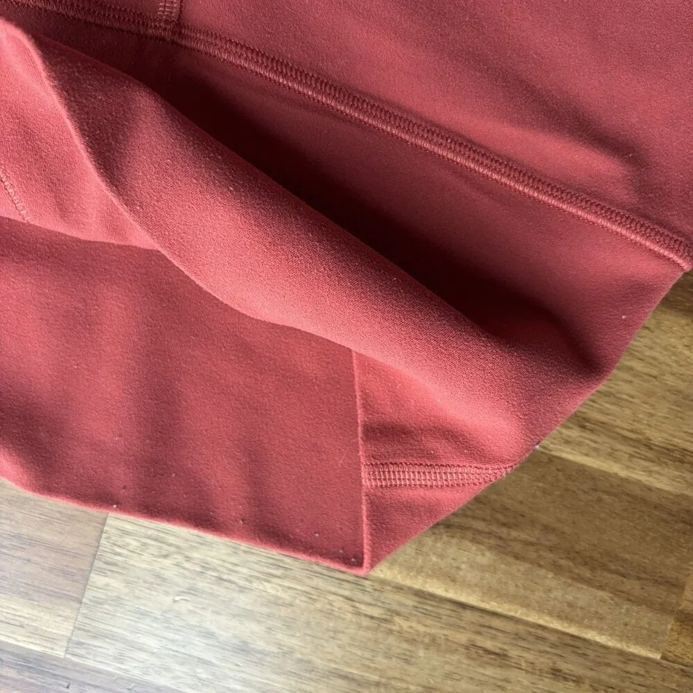 Lululemon‎ Align Pant Full Women's Sz 4 Orange Yoga Athleisure W5BOBS PILLING